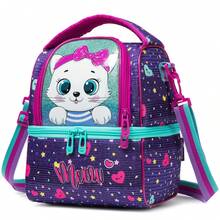 1pc Cute Double Layer Crossbody Bag, Women's, Can Be Used As Backpack, Insulated, Keeps Warm/Cold/Fresh, With Adjustable Shoulder Strap - Children's Double Layer Lunch Bag - View 11