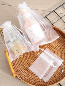 10pcs Gift Packaging Bags, Organza Gift Wrapping Bags, Drawstring Bags, Wedding Necessity Candy Bags, Chocolate Packaging Cloth Bags, Organza Gift Bags, Jewelry Bags, Small Mesh Bags, Drawstring Bags, Wedding Gift Bags, Bracelet Bags For Packaging, Transparent Bags, Jewelry Bags, Small Gifts
