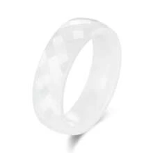 1 Piece Men's Ceramic Ring Fits Size 7-13 14 15 Rings For Men 6mm-Wide