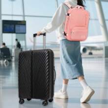 2 Pieces Spinner Carry-On Luggage Set With TSA-Approved Locks – Hard Shell Suitcase With Multi-Functional Backpack (Airline Compliant
