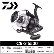 DAIWA DAIWA CROSSCAST-S Weitwurf Brandungsrolle für Meeresfischen, Baitcast Angel-Rolle für Weitwurfwürfe