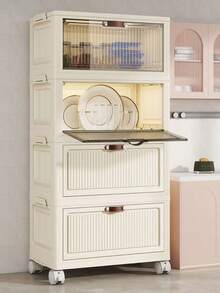 5/4/3/2/1 层无需组装可折叠衣柜，加厚家用/卧室储物柜，简易婴儿/儿童衣柜 - 彩色 - 查看 10