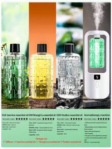 Intelligent Aromatherapy Diffuser -5 Working Modes, USB Automatic Aromatherapy Machine, Mini Electric Air Freshener, Aromatherapy Humidifier, Aromatic Essential Oil Diffuser, Adjustable Concentration, Size "6.46inch * 2.44inch" Built-In Battery, Color LED Light, USB Rechargeable, Suitable For Family, Large Room, Living Room, Office, Toilet, Bedroom, Pet Room, 6 Kinds Of Essential Oils - Multicolor - View 29