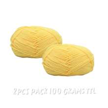 2Pcs 5-Ply Cotton Yarn Suitable For DIY Knitting Bags, Scarves, Hats, Sweaters, Home Textiles, Weight 100g