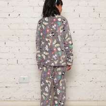 ***Check The Measurements Carefully*** Children's Pajama Set/Fleece Ultra Soft/Boy, Unisex. - Light Grey - View 6
