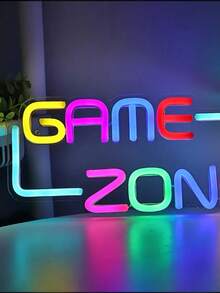 LED Lighting For Gaming Area - USB Powered, Wall-Mounted LCD Lamp Suitable For Gaming Room, Home, Party, Bar, Club - Dimmable - Custom Neon Lights - View 3