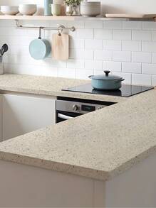 1 Roll Self-Adhesive Granite Wallpaper, Waterproof Vinyl Contact Paper For Kitchen, Bathroom, Cabinet, Countertop, Tabletop (15.76*118in)