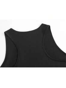 Nail Tech Quote Work Uniform Nail Polish Tank Top - Black - View 3