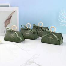 10/20PCS Set Champagne, Beige, Green Bridesmaid Wedding Favor Gift Box, Elegant Chinese Style Wedding Guest Gift - Multicolor - View 12