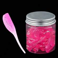 Weighted Soft Lure Jig Head Hook Set, Dual Color Grub Tail Baits For Bass, Zander & Perch Fishing