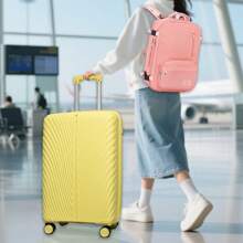 2 Pieces Spinner Carry-On Luggage Set With TSA-Approved Locks – Hard Shell Suitcase With Multi-Functional Backpack (Airline Compliant