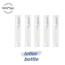5pcs Vacuum Airless Travel Bottle Set, Transparent Refillable Pump Containers For DIY Foundation, Gel, Essence, Moisturizer - Multicolor - View 13