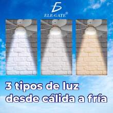 Lámpara LED con regulador de brillo de tres niveles - Blanco - Ver 4