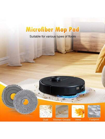 Replacement Parts Roborock QV 35A/QV 35S/QR 598/QR 798 Stofzuiger Cleaner Accessories Main Brush Hepa Filters Side Mop Pads Dust Bags view 6