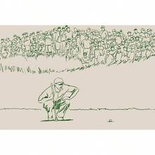 1PC Modern Abstract Simplicity Green Golf Course For Golf Game Posters Canvas Paint Prints Wall Arts Picture For Room Home Decoration Gift Optional Frame ,Wall Art With Frame - Multicolor - View 53