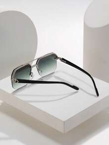 1 Kính thời trang gọng kim loại đôi cho nam - Nhiều màu - Xem 2