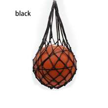 1 pieza Bolsa de red de baloncesto de nailon, bolsa de red portátil de voleibol y fútbol, soporte individual para pelota, adecuado para artículos deportivos y accesorios de bolsa de red, suministros para aficionados al fútbol, artículos para fiestas de fútbol, con vibras bohemias