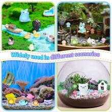 6/18/36/50 buc Pungi surpriză miniaturale care strălucesc în întuneric, Pandantive luminoase din rășină cu animale și ciuperci, Pungi misterioase pentru bijuterii DIY, meșteșuguri, cadouri de petrecere