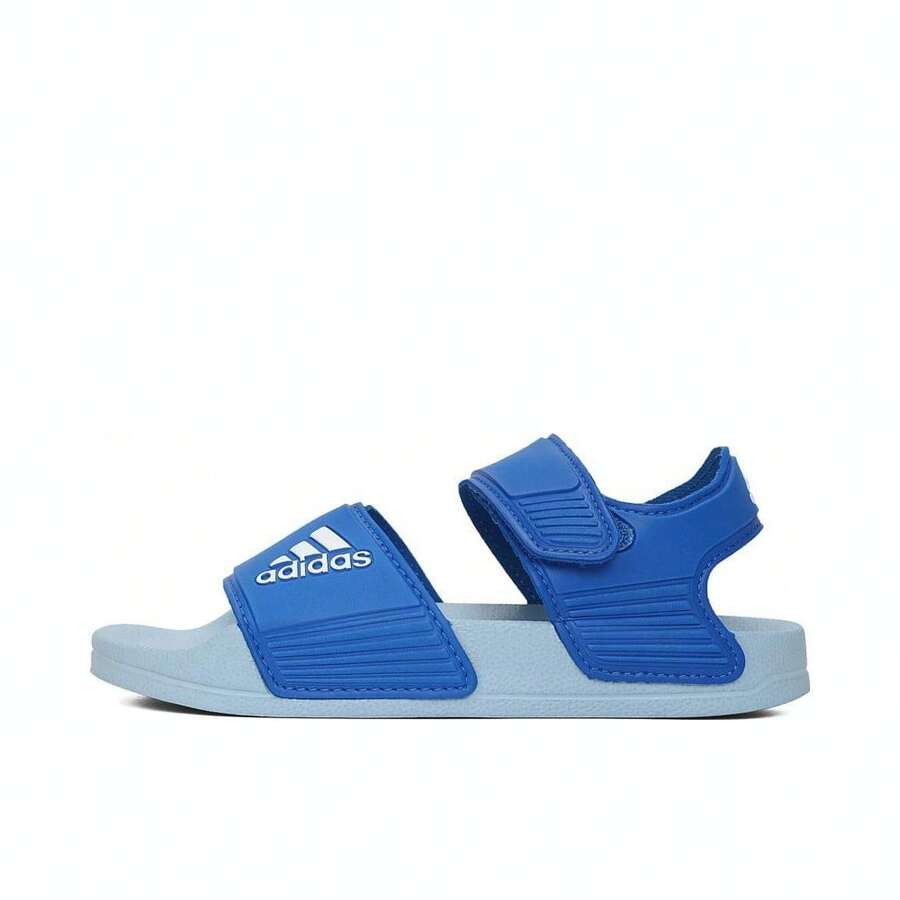 Adidas Toddler Boys' ADILETTE SANDAL K Sandals IH3632, Size 2-025 - Blue - View 1