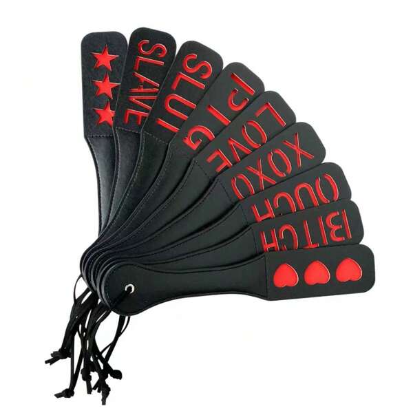 1pc SM Product Multiple Style Leather Whip Male Female Sex Toys For Couples Cosplay BDSM Adult Games Spanking Paddle Erotic Accessories