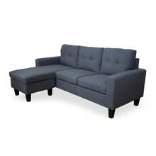 Sala Esquinera Reversible Valencia - Gris Oscuro - Ver 4