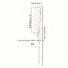 1pc Transparent Glitter Rat Tail Comb Plastic Hair Styling Comb Hairdressing Comb - Multicolor - View 8
