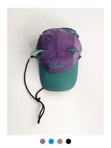 Gorra de béisbol floral & con bordado de slogan - Negro - Ver 7