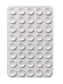 4/2/1 Pcs Silicone Suction Cup Square Phone Case Back Stand With 40pcs Double-Sided Suction Cups, Silicone Hands-Free Phone Holder For Selfie And Video Shooting (3 Colors)