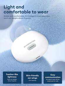 Écouteurs sans fil Monster N-Lite206 avec réduction de bruit, casque audio pour musique, sport et jeux. Contrôle tactile, crochets d'oreille, étanche - noir - Voir 5