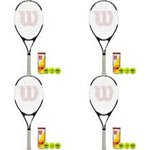 Wilson Tour Slam Lite Black Tennis Racket Single Bundle Twin Options Available - TennisRacket&TennisBalls - View 1