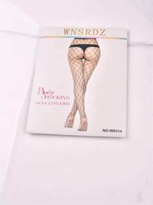 1 Par de Meias-Calça Tipo Rede para Plus Size, Meias-Calça de Teia Fina Respirável para Mulheres, Adequado para até 90kg, Meias de Teia de Verão