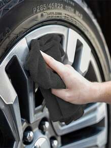 15pcs/Set Black Household Cleaning Multicolor Soft Quick Drying Absorbent Sponge Cloth Set
