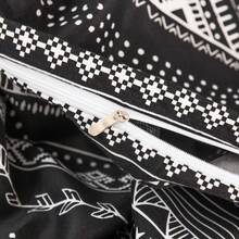 5pc Bohemia Duvet Quilt Cover Bedding Sets, Super Soft For Twin Full Queen King Size Bed Without Comforter, Hidden Zipper Closure, Perfect Holiday Bedding Gift, Duvet Quilt Cover Arranged Microfiber Bedding Linen Sheets Sets - Boho - View 4