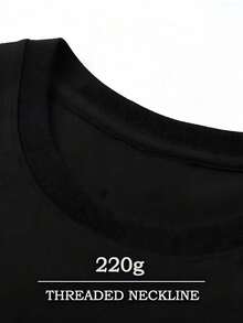 Playera Negra Camisetas con estampado de persona sonriente - Estilo positivo y alegre - Negro - Ver 3