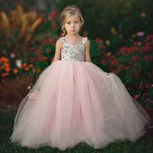 Young Girls Dresses - Pink - View 3
