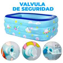 Alberca Piscina Para Niños Para Exterior E Interiores 130 cm Multicolor