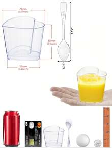 5oz Heart-Shaped Reusable Paper Cups, 150ml Capacity (Please Check Size Specifications Before Purchase), Suitable For Jelly, Cake, Fruit, Mousse, Desserts, Snacks, Ideal For Weddings, Birthdays, New Year, Parties, Valentine's Day Gifts, Also Applicable For Cooking, Cupcakes, Pastries, Cake Molds, Kitchen Utensils, Christmas - Multicolor - View 6