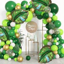 6 sztuk Palm Leaf Tropical Balloon, Summer Hawaii Foil Balloon Decor na imprezę, urodziny, hawajską plażę, imprezę przy basenie