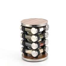 Rak Bumbu dan Rempah Berputar 360°, Rak Bumbu Logam dengan Tutup Stainless Steel, Organizer Penyimpanan Dapur Multifungsi, Stoples Bumbu Dua Lapis, Rak Botol Bumbu yang Dipasang di Dinding, Organizer Bumbu Meja Dapur, Baki Bumbu Berputar, Stoples Bumbu Anti Karat, Rak Penyimpanan Dapur, Rak Bumbu Minimalis Modern, Organizer Botol Bumbu Masak, Set Kotak Bumbu Praktis - MultiWarna - View 14