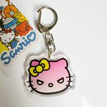 Sanrio Accesorios de bolso lindos Sanrio, llavero acrílico que incluye Hello Kitty y llaveros creativos y de estilo de dibujos animados de Sanrio, los cuales son ideales como coleccionables creativos para cumpleaños, elementos decorativos para mochilas de mujeres y regalos asequibles. Adecuado para bolsos de hombro, mochilas y llaves, útiles escolares, de vuelta al colegio