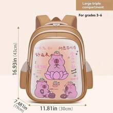 New Student Backpack For Boys And Girls, Cute Lightweight Backpack, Teenager Backpack, Simple Fashion - Capibara - View 15