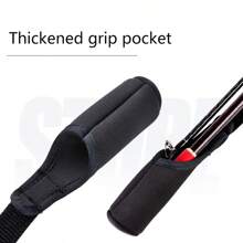 Adjustable Fishing Rod Protective Cover, Portable Fishing Rod Multifunctional Back Strap