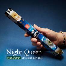 [Mahendra 香棒] 20 根香棒，Mahendra - 薰衣草、檀香、莲花、麝香、白鼠尾草、夜皇后、茉莉、广藿香、椰子、蜂蜜、金雨等 - 非常适合瑜伽、冥想、空气清新、祈祷和家居香氛 - 彩色 - 查看 18