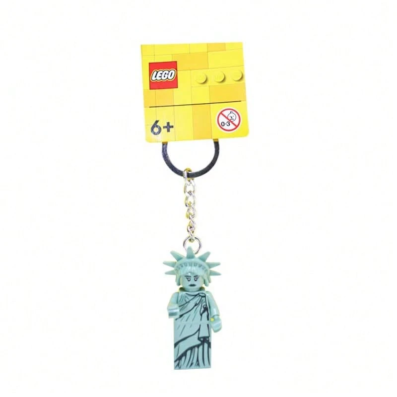 LEGO 乐高854082自由女神像钥匙扣男孩女孩益智拼装积木玩具儿童节礼物 - 彩色 - 查看 1