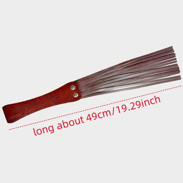 SM Products, Erotic Tassel Riding Crop,Leather Paddle With A Non-Slip Wooden Handle, Riding Crop For Horses, And The Length Is Adjustable.