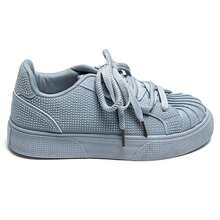 Women's Rhinestone Sneakers - Platform And Classic Styles For A Dazzling Look - Blue 8970 - View 3