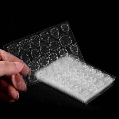 360 miếng (15 tờ)/600 miếng (25 tờ)/840 miếng (35 tờ)/1080 miếng (45 tờ)/1320 miếng (55 tờ)/1560 miếng (65 tờ)Keo dán móng gel hai mặt để dán móng tay Keo dán móng hai mặt dạng thạch Tab dính Keo dán móng tay Miếng dán móng tay DIY