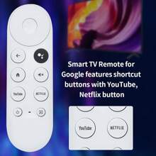Télécommande Smart sans fil de remplacement 2020 TV Chromecast 4K New G9N9N avec fonctions vocales et de neige