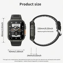 LIGE Smart Watch 600 MAh Large-Capacity Battery, Multiple Sports Modes, Waterproof, Multiple Watch Wallpaper Switching, Heart Rate, Blood Pressure, Sleep Monitoring, Fashionable Smart Watch For Men And Women
