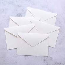 10-50pcs Classical White Black Kraft Blank Mini Paper Window Envelopes ,Small Card/Note Holders ,For Wedding Invitation ,Birthday Party Gifts And Christmas Celebration Back To School